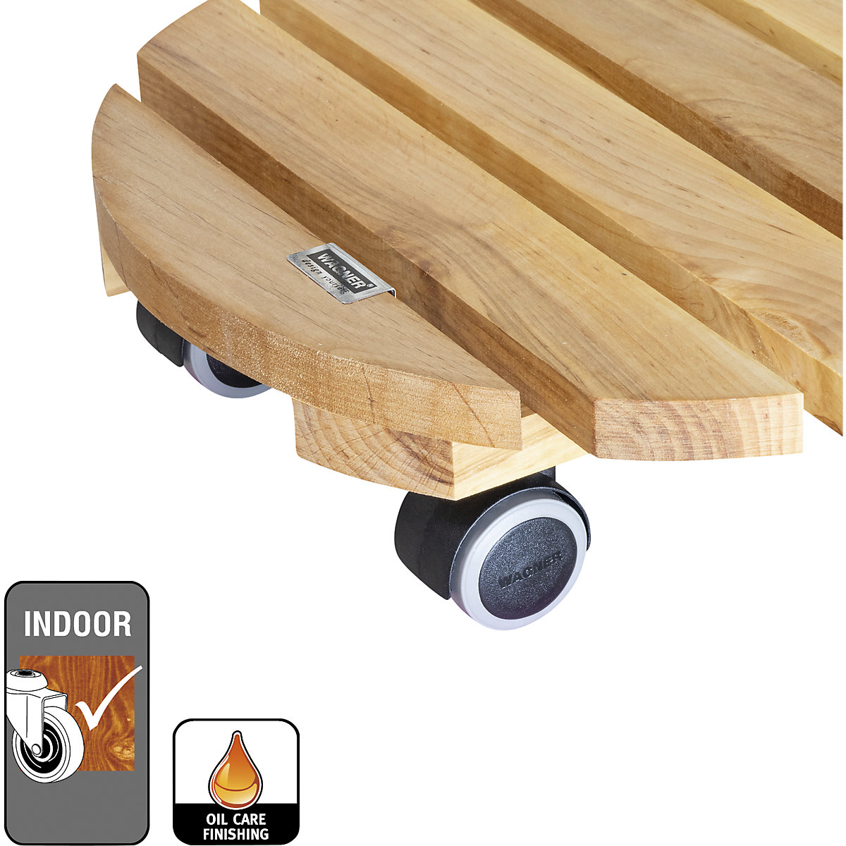 Suporte de rodas para plantas em amieiro NATURE – Wagner (Imagem do produto 5)-4