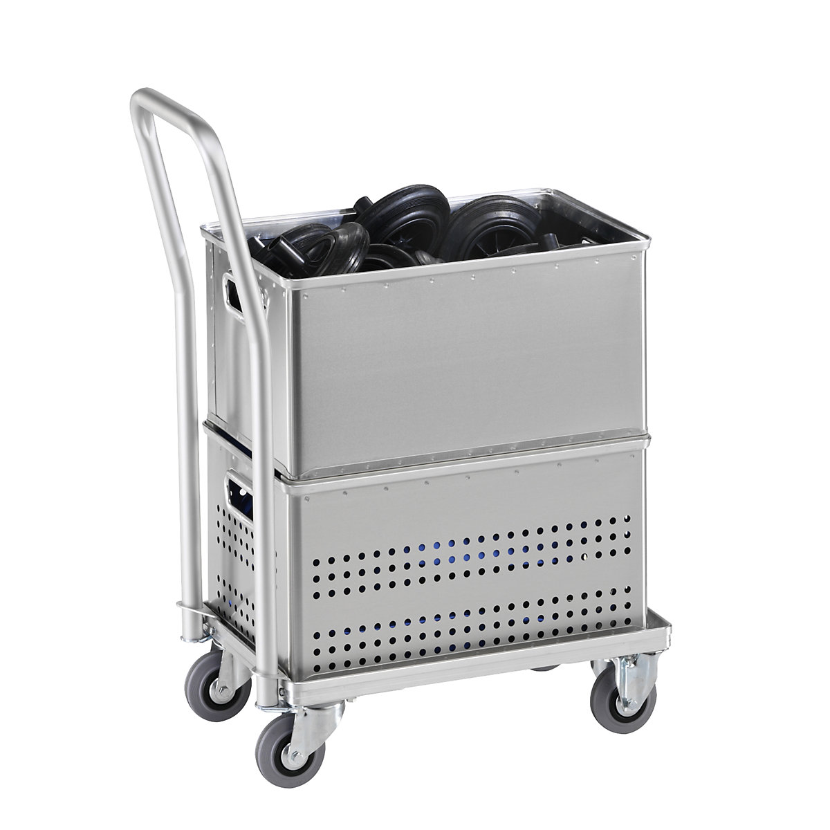 Chasis rodante de aluminio, altura de carga 150 mm – Gmöhling (Imagen del producto 3)-2