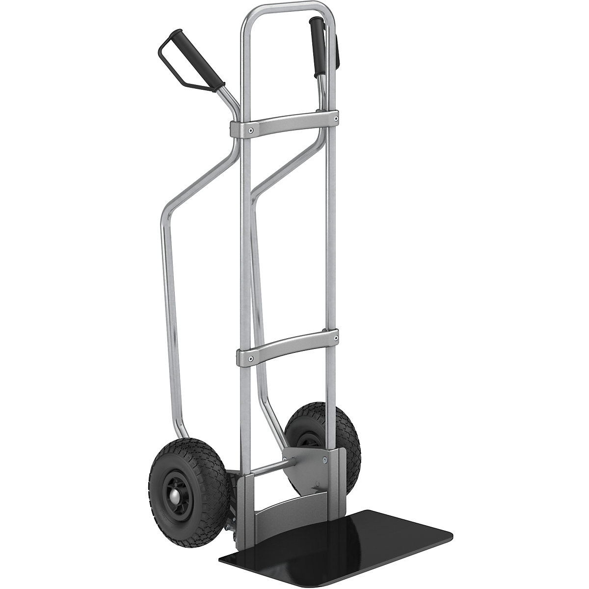 Carretilla para sacos con listones de deslizamiento, galvanizada &ndash; eurokraft pro