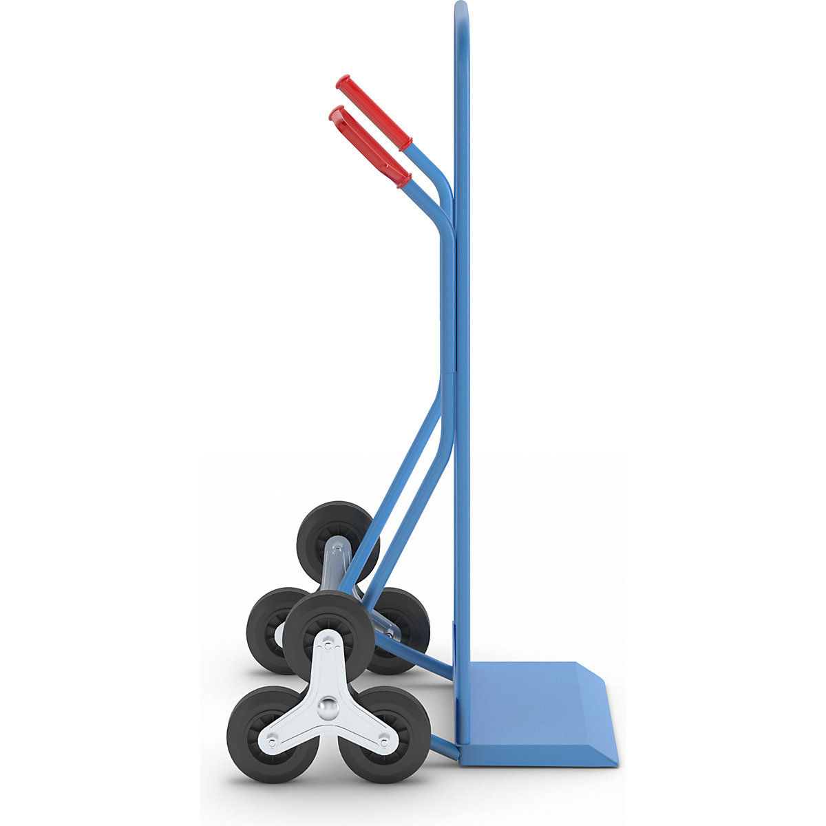 Carretilla de acero para transporte de sacos por escaleras – eurokraft pro (Imagen del producto 4)-3