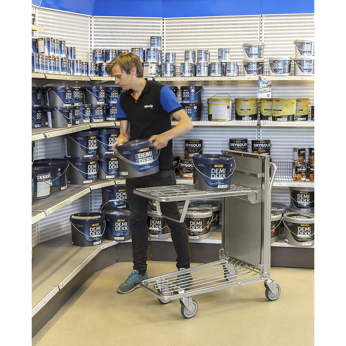 Carrito de supermercado, galvanizado – Kongamek (Imagen del producto 8)-7