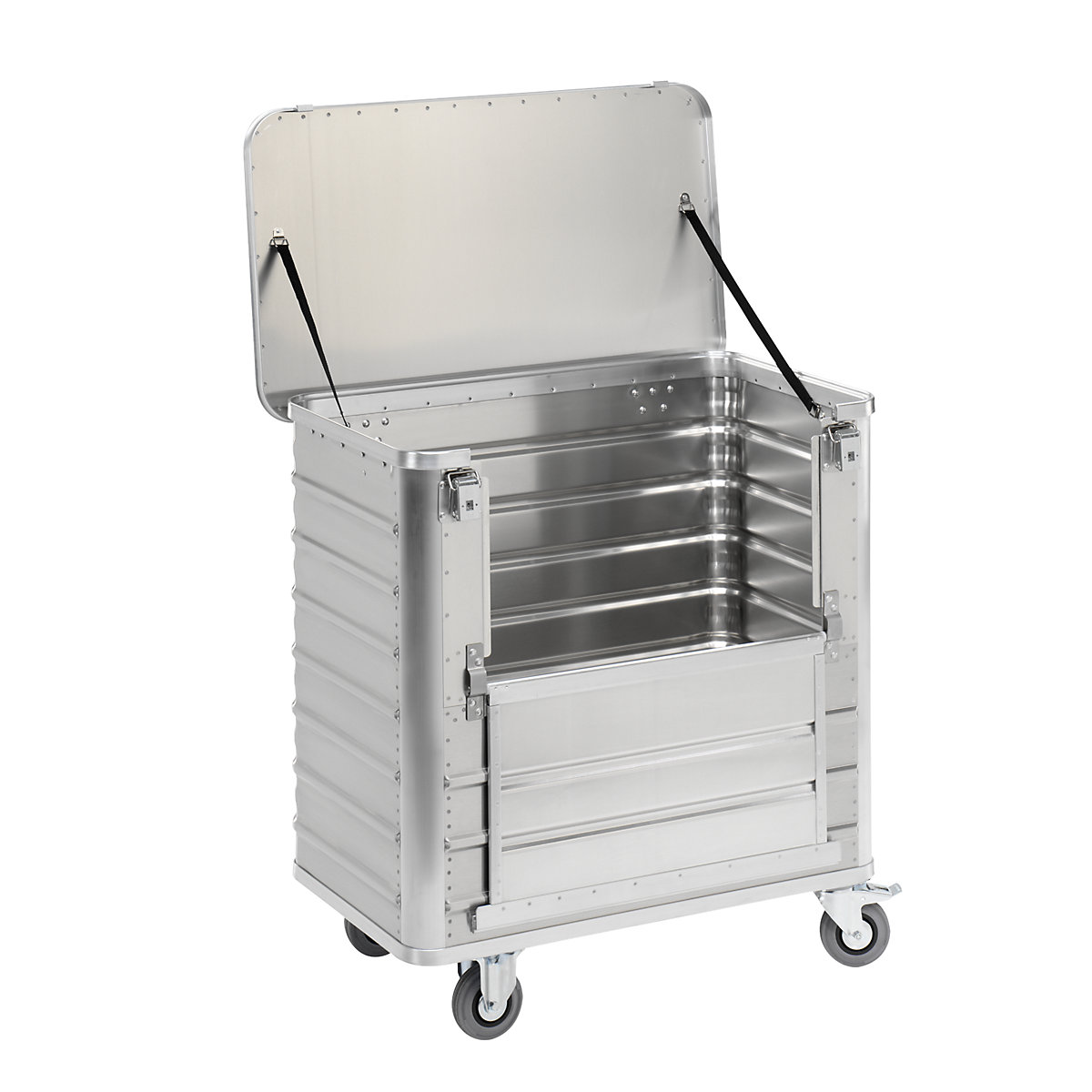 Carro-caja de aluminio, pared lateral abatible – Gmöhling (Imagen del producto 8)-7