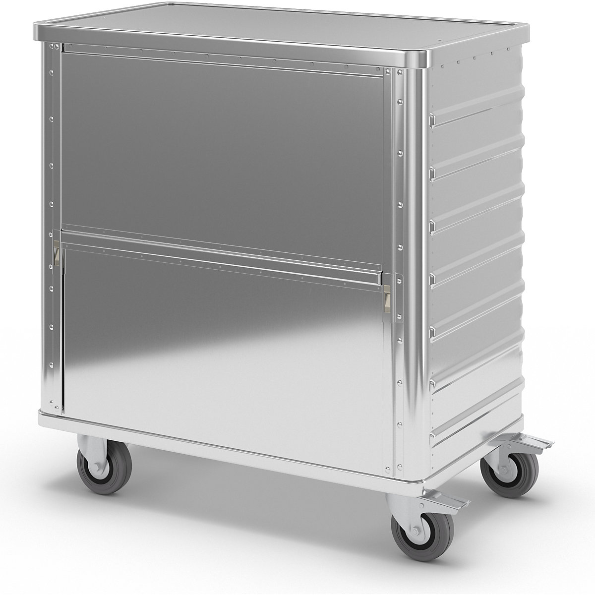 Carro-caja de aluminio, pared lateral descendible – Gmöhling (Imagen del producto 4)-3