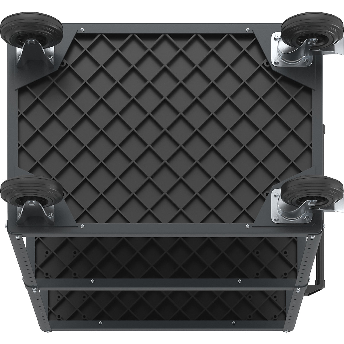 Carro con pisos CustomLine, abierto por los 4 lados – eurokraft pro (Imagen del producto 11)-10