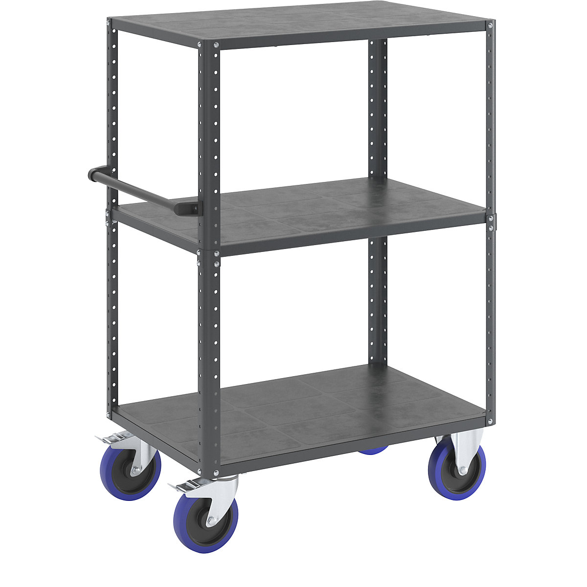 Carro con pisos CustomLine, abierto por los 4 lados &ndash; eurokraft pro