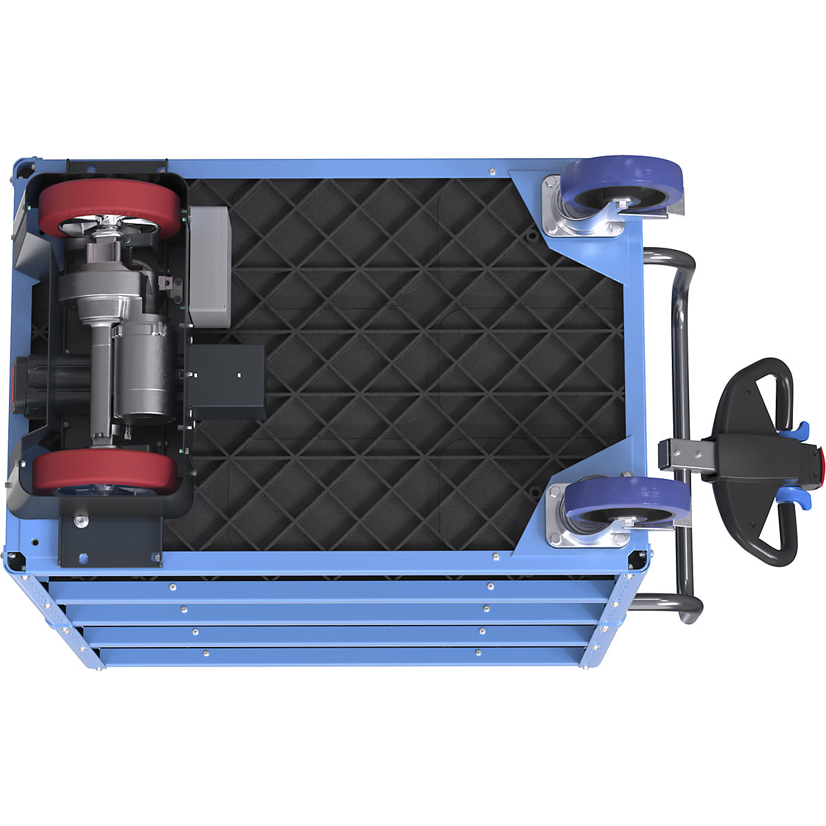 Carro con pisos CustomLine con accionamiento eléctrico – eurokraft pro (Imagen del producto 11)-10