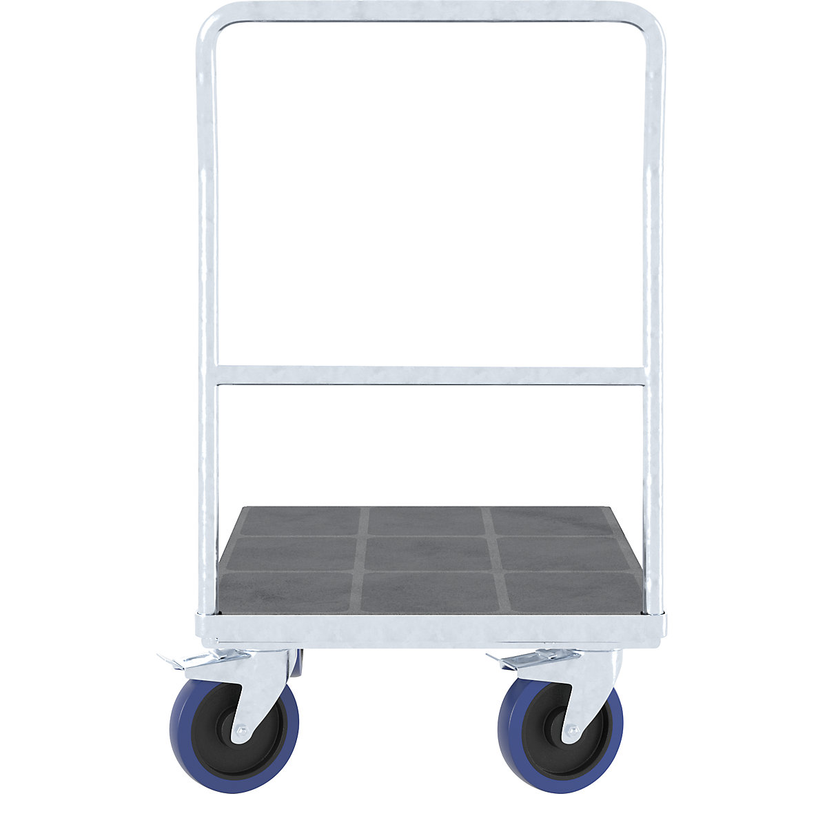 Carro de plataforma con manija tubular – eurokraft pro (Imagen del producto 3)-2