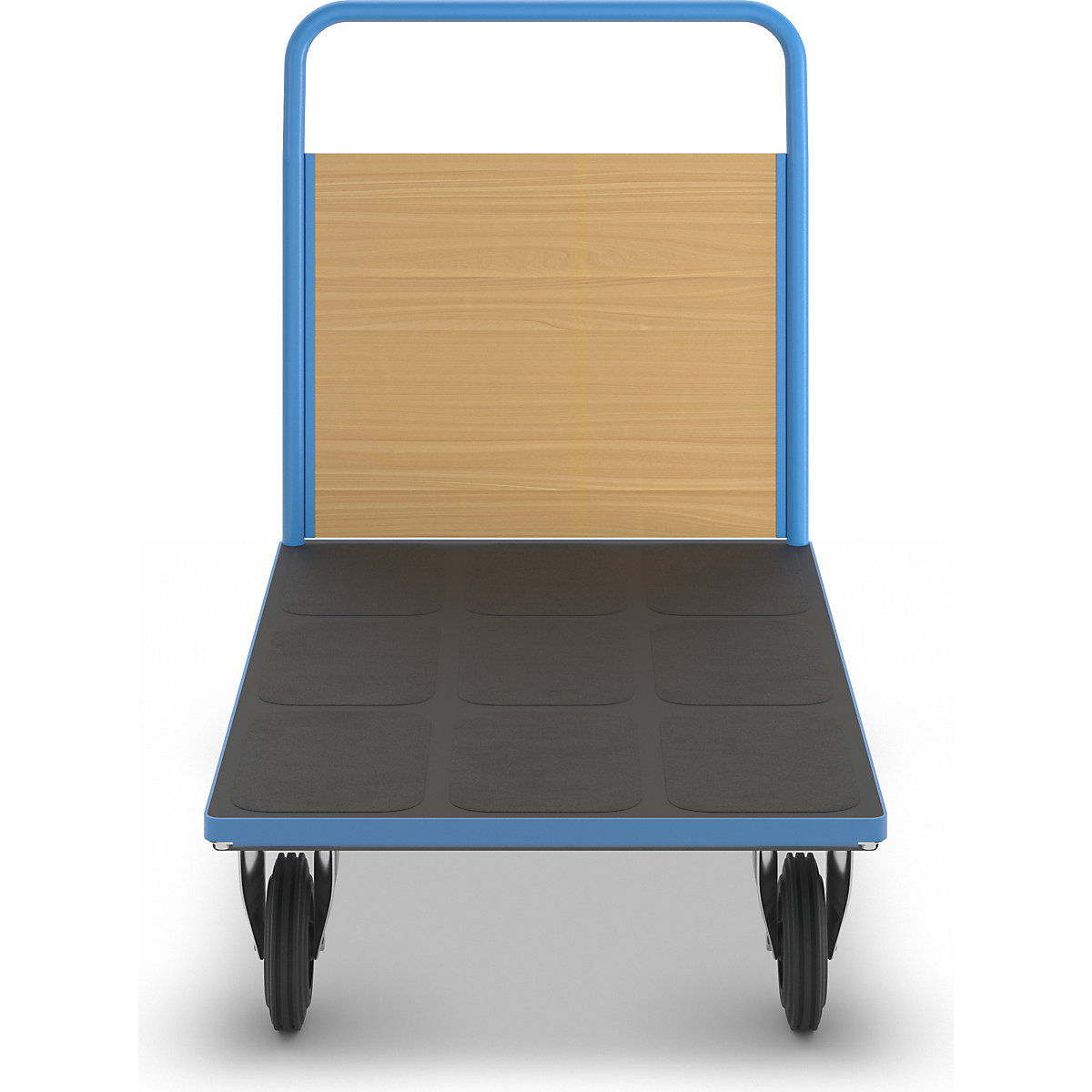 Carro de plataforma con paredes de madera – eurokraft pro (Imagen del producto 6)-5