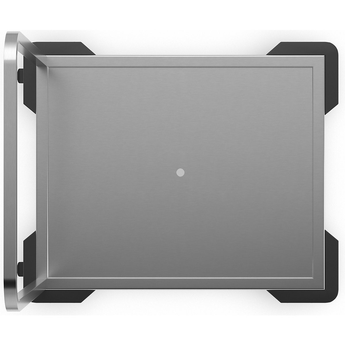 Carro de plataforma de acero inoxidable – eurokraft pro (Imagen del producto 6)-5