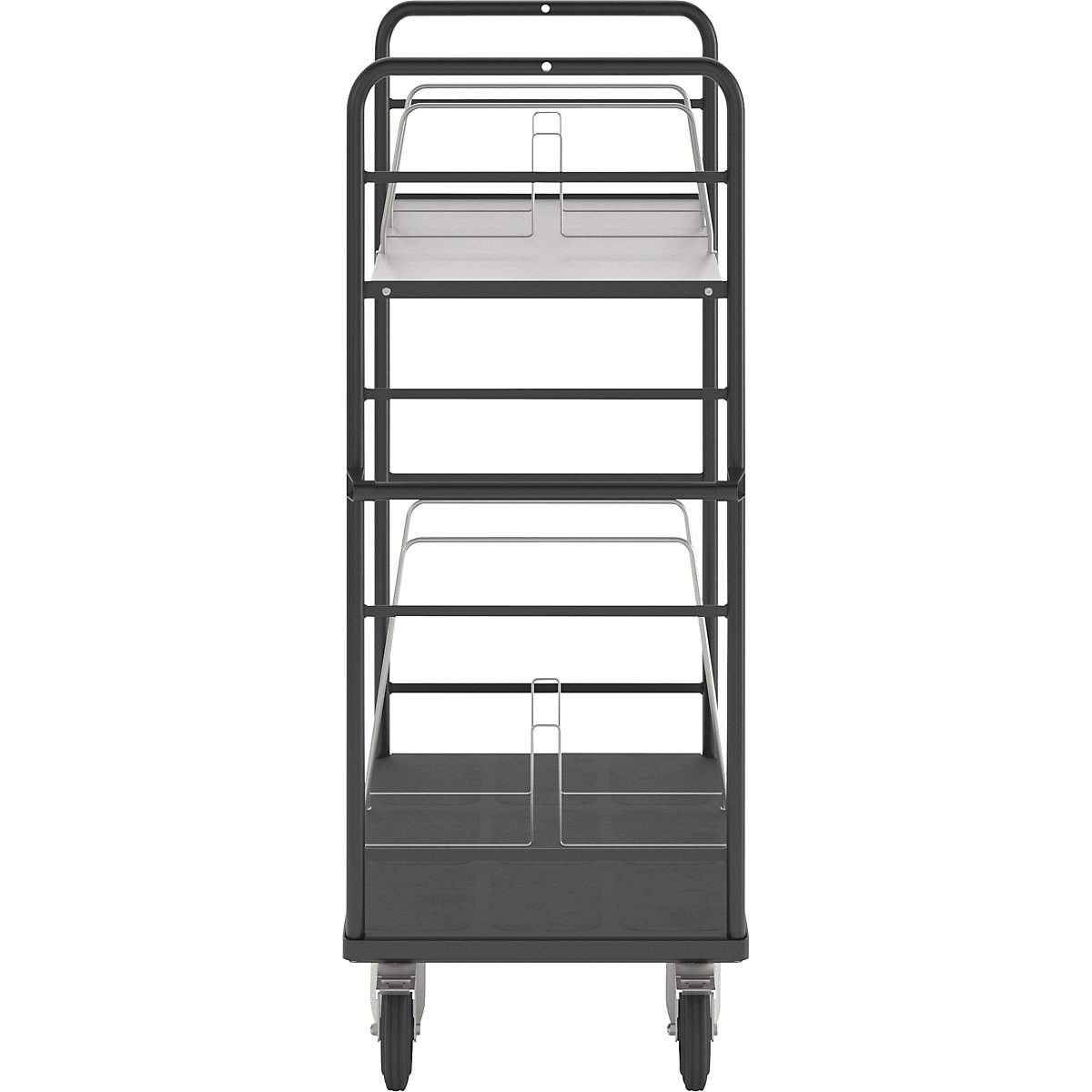 Carro para cajas de cartón – eurokraft pro (Imagen del producto 7)-6