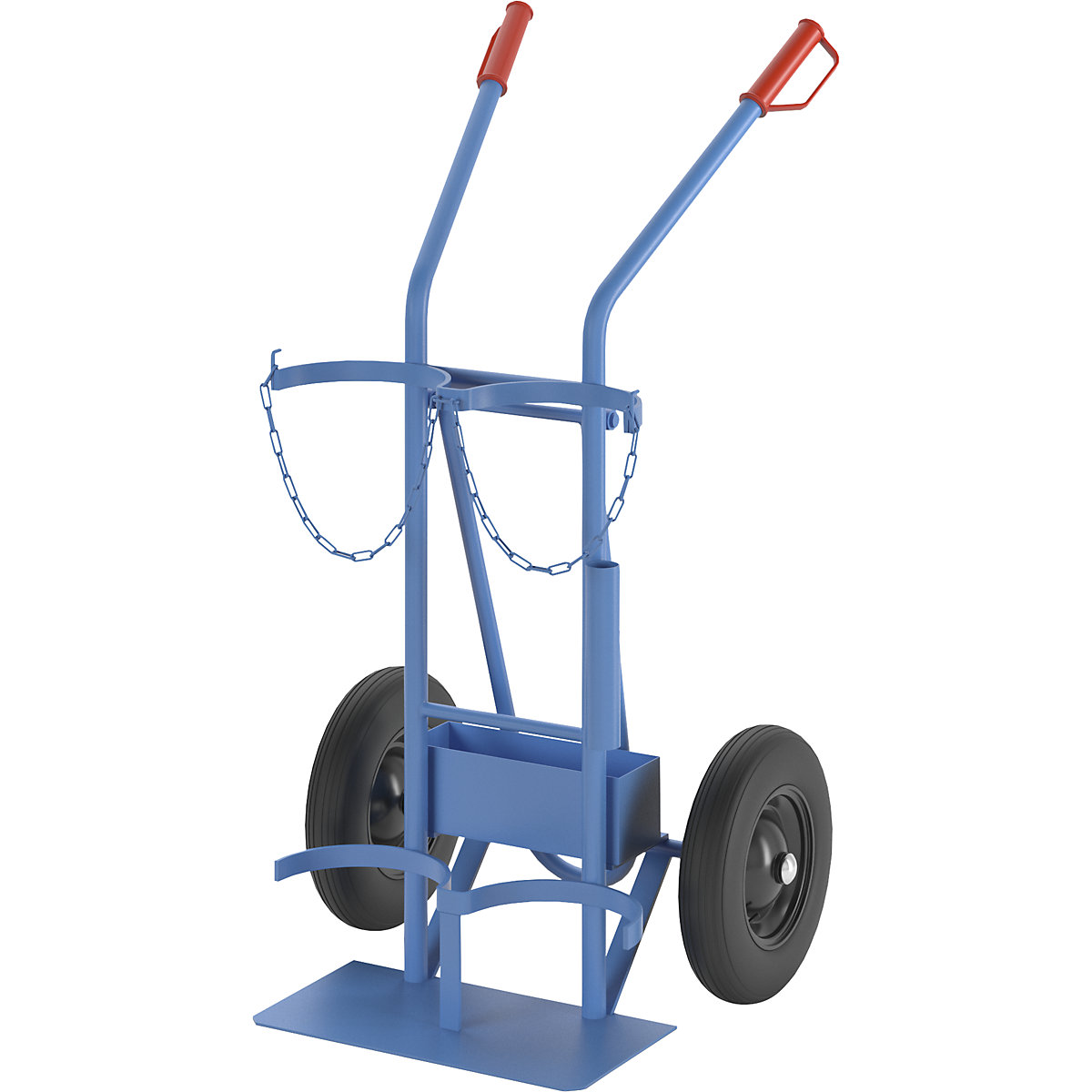 Carretilla para bombonas de acero y de gas – eurokraft pro (Imagen del producto 4)-3