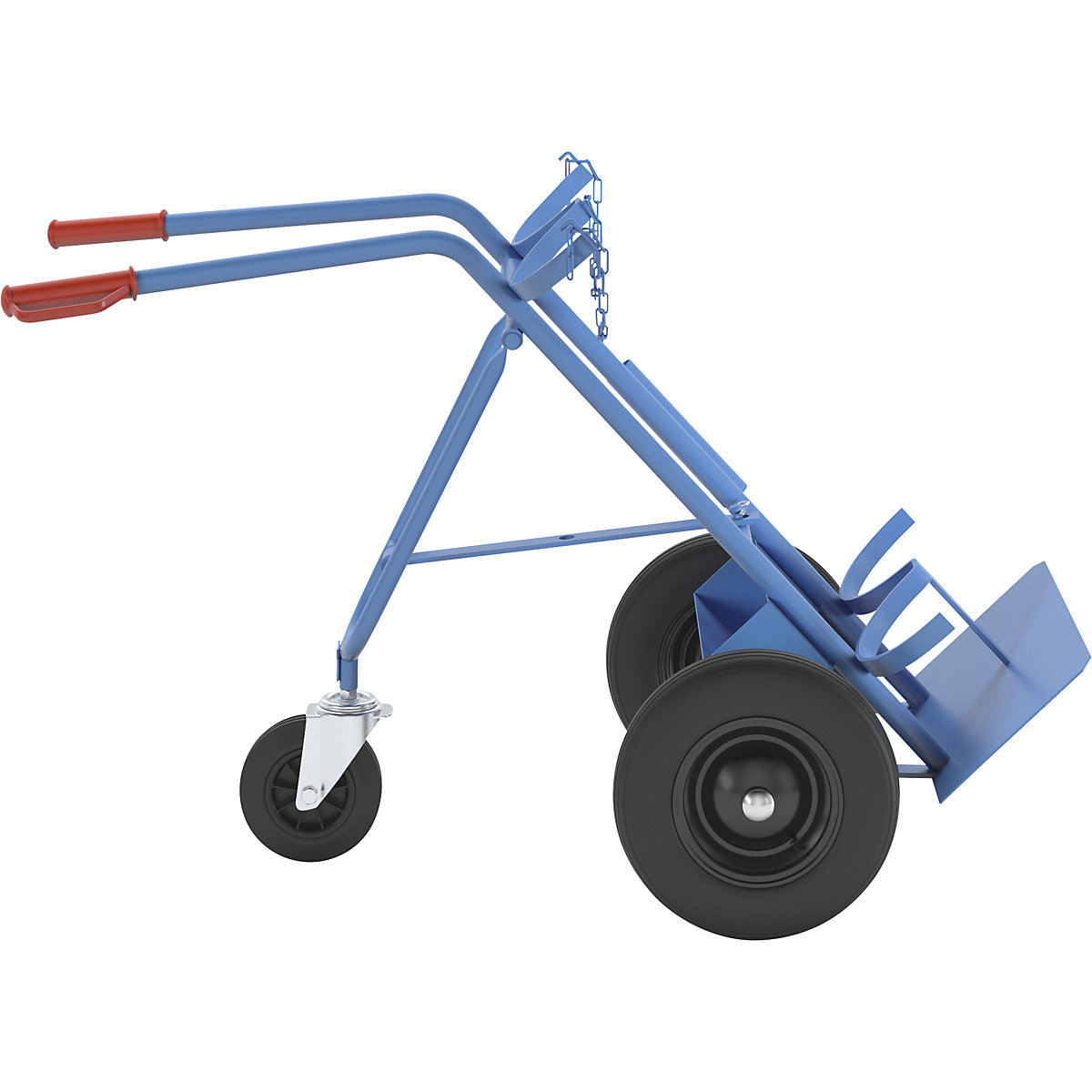 Carretilla para bombonas de acero y de gas – eurokraft pro (Imagen del producto 4)-3