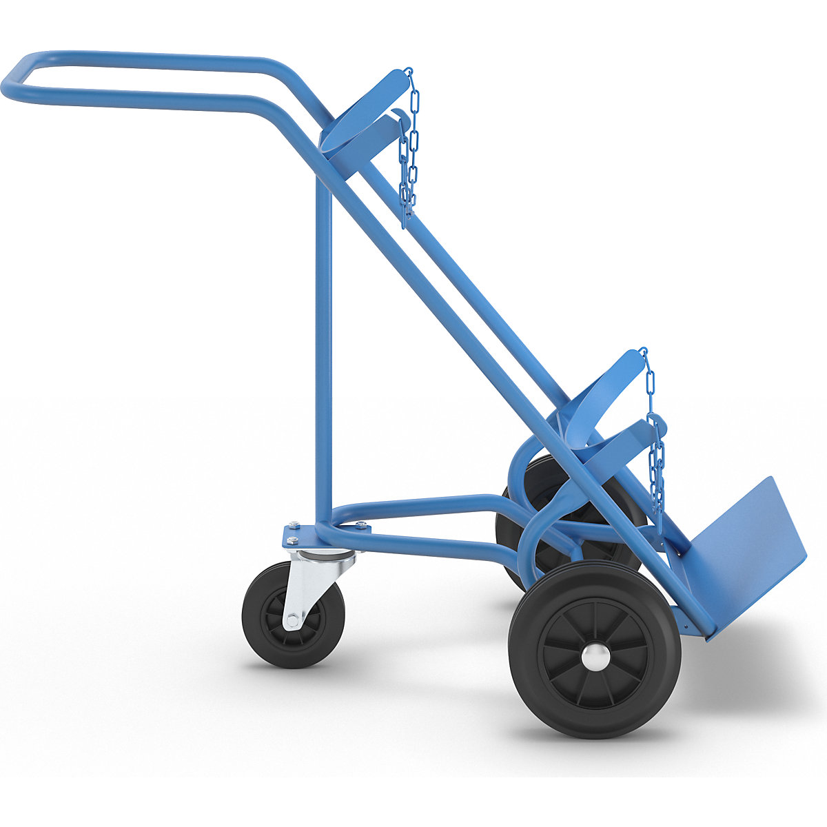 Carretilla para bombonas de acero y de gas – eurokraft pro (Imagen del producto 7)-6