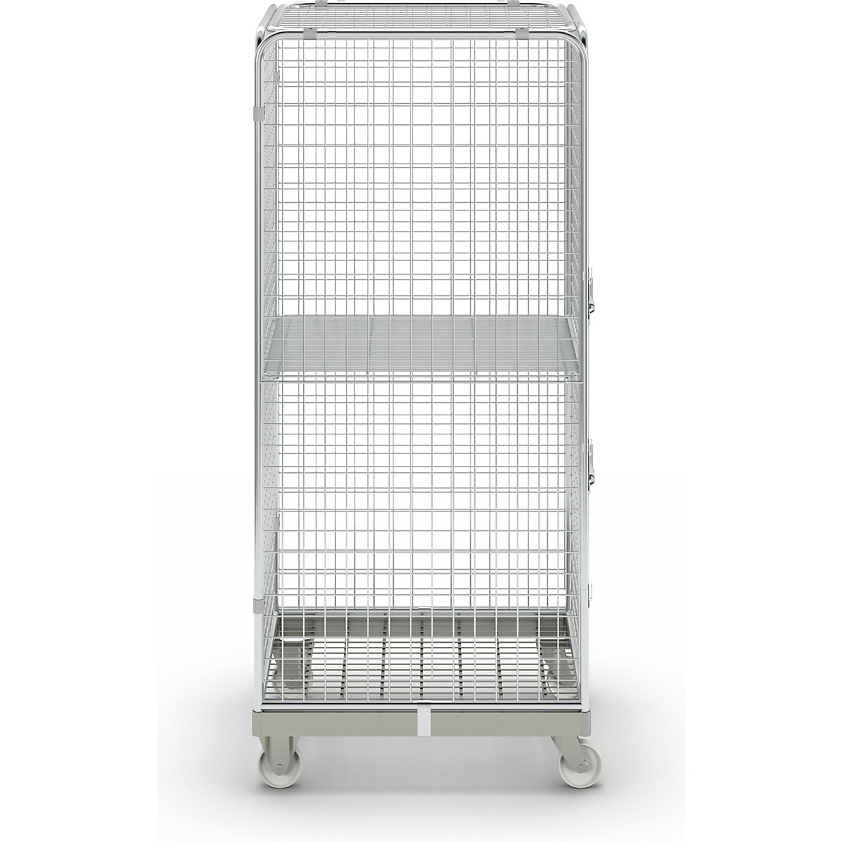 Contenedor de acero antirrobo con tablero rodante de acero (Imagen del producto 7)-6