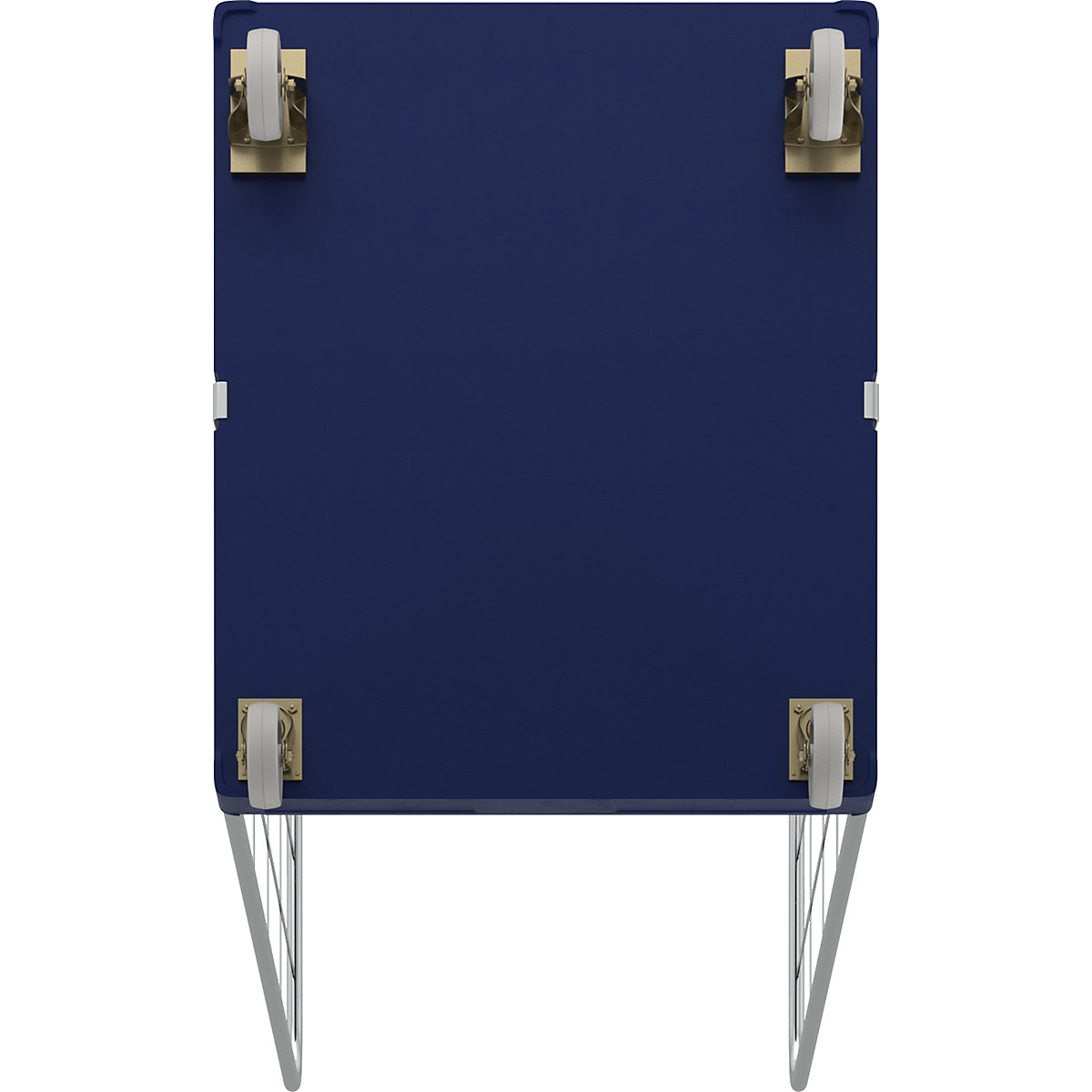 Contenedor rodante con tablero rodante de plástico (Imagen del producto 6)-5