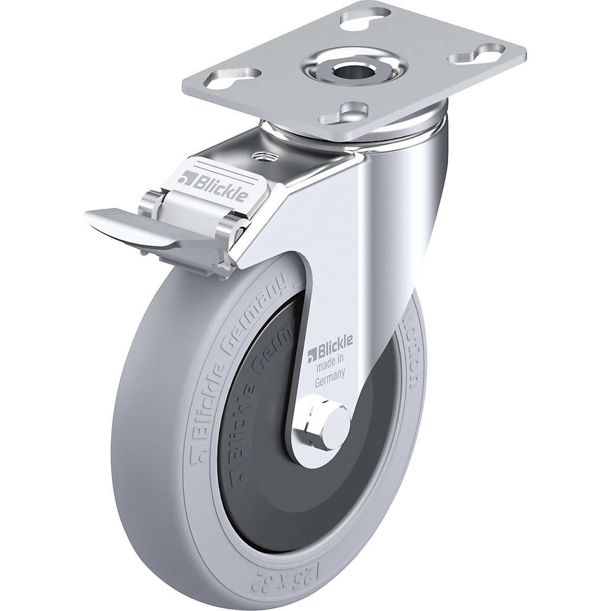 Rueda de maniobra para aparatos LKPA-POES-FI-SG &ndash; Blickle