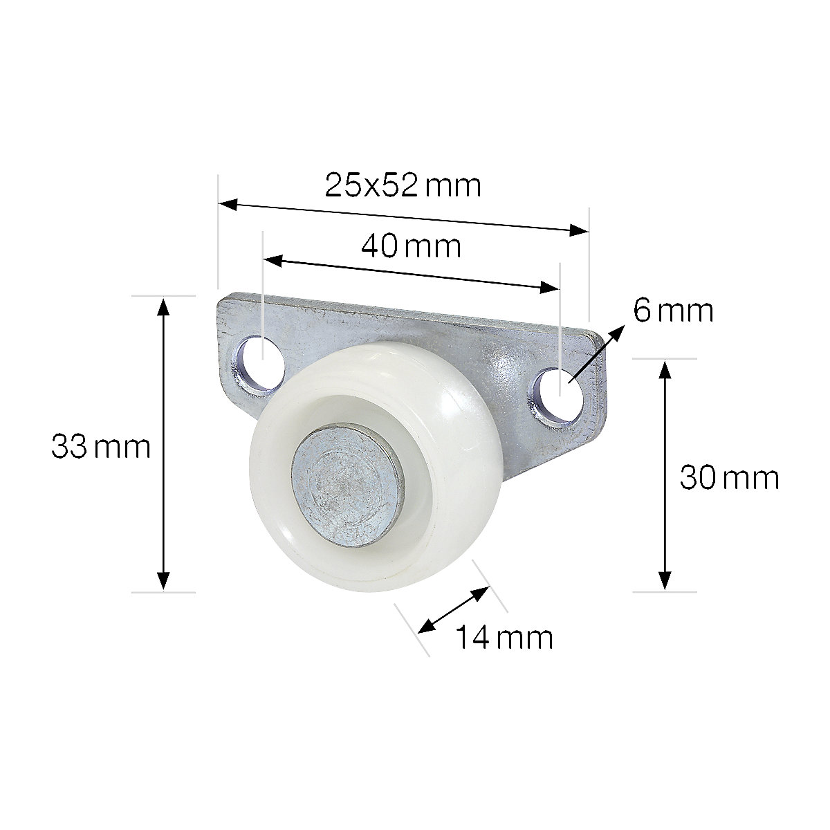Rueda para marco de cama – Wagner (Imagen del producto 2)-1