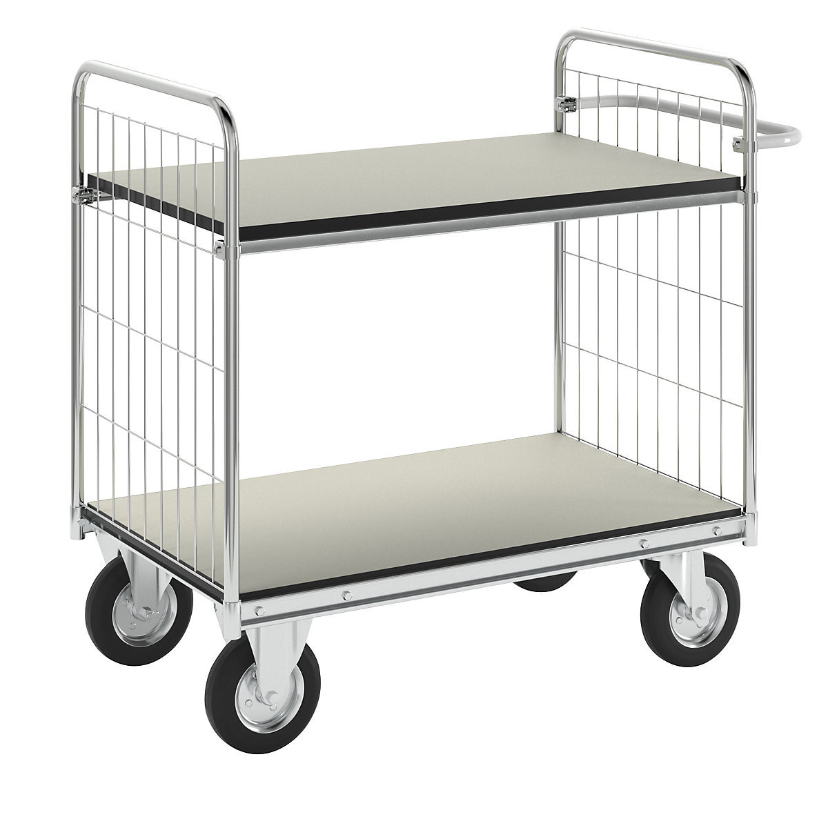 ESD-Etagenwagen SERIE 300 HelgeNyberg, 2 Etagen, LxBxH 1190 x 650 x 1070 mm-4