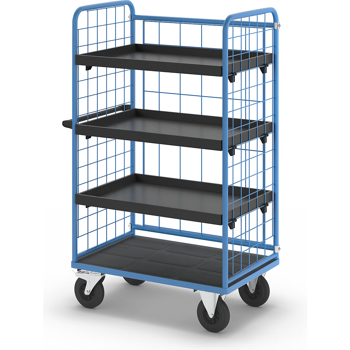 Etagenwagen, Drahtgitter dreiseitig eurokraft pro (Produktabbildung 45)-44