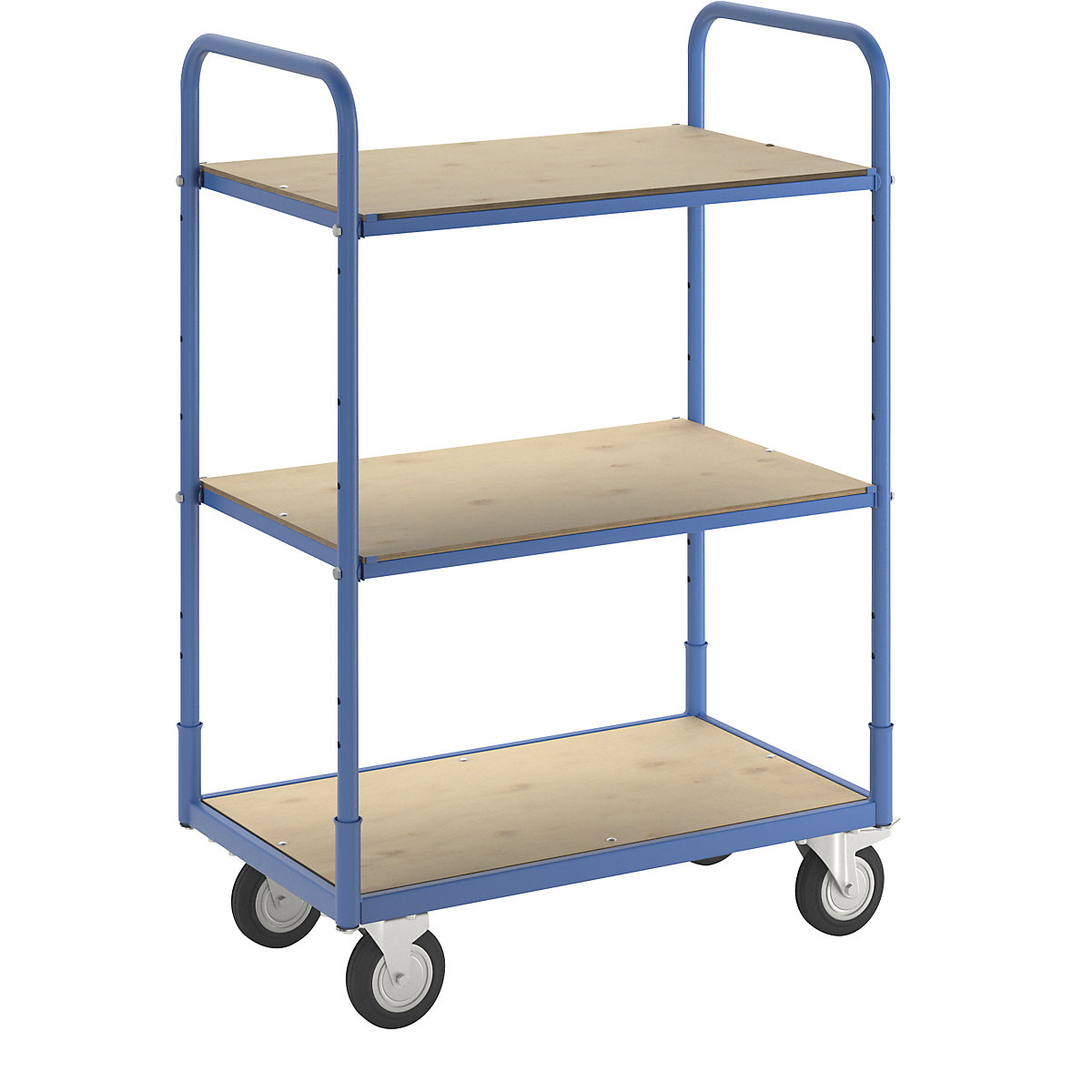 Etagenwagen Flex eurokraft basic, Tragfähigkeit 300 kg, 3 Etagen-2