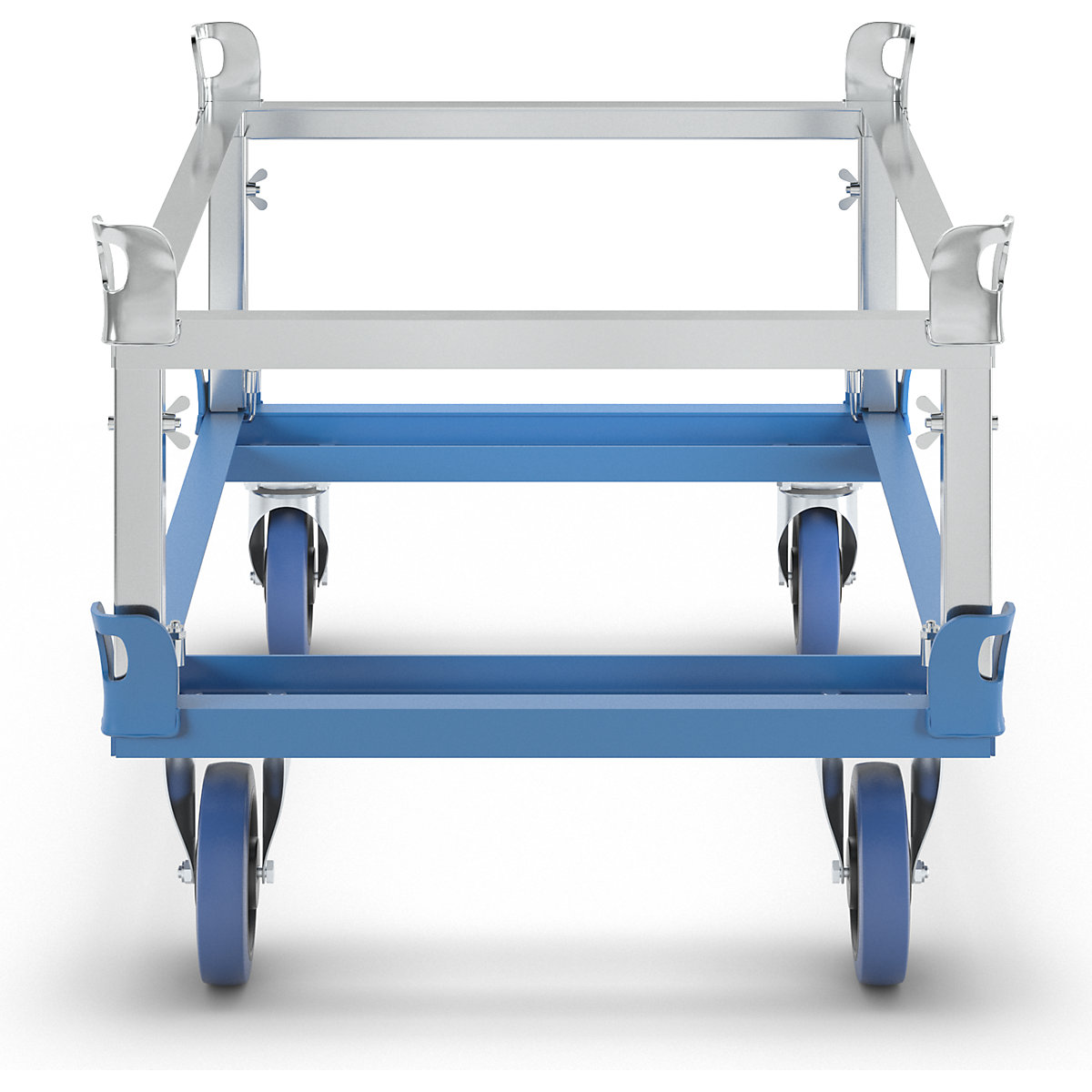 Paletten-Fahrgestell mit Aufsetzrahmen eurokraft pro (Produktabbildung 7)-6