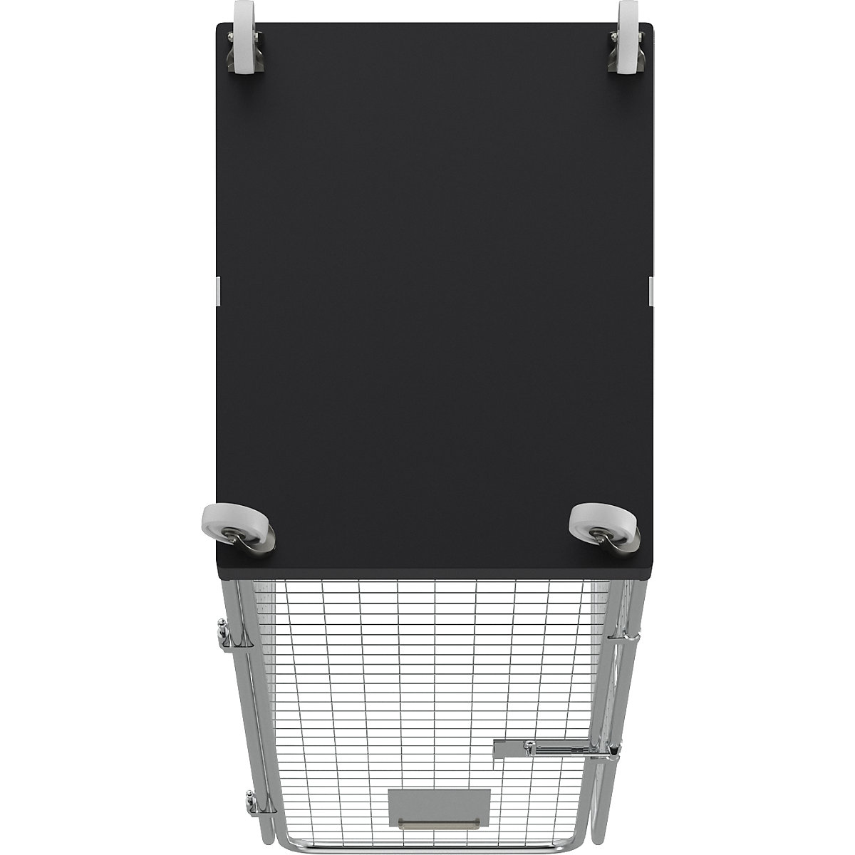 Rollbehälter mit Gitterwänden eurokraft basic (Produktabbildung 4)-3