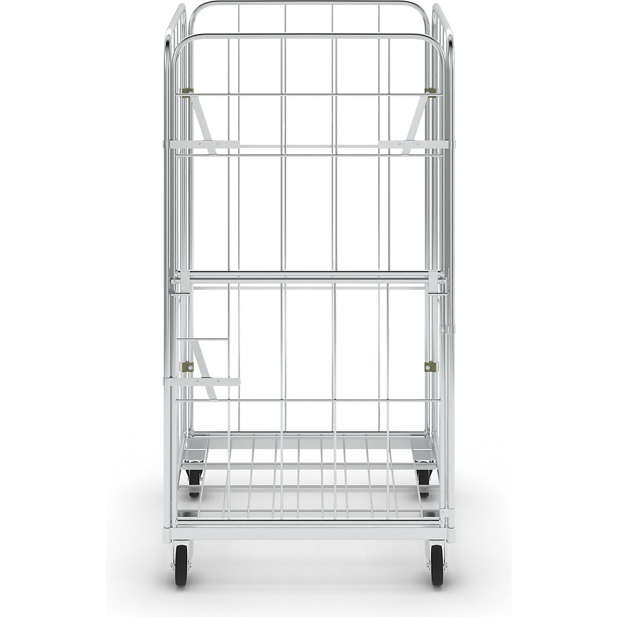 Rollbehälter, Vorderwand abklappbar und aufschwenkbar (Produktabbildung 3)-2