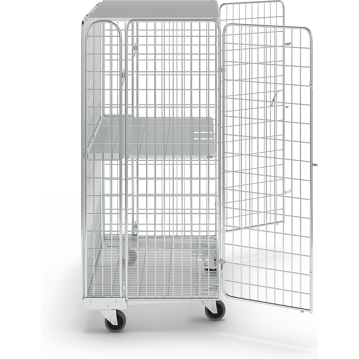 Rollbehälter mit Doppeltür (Produktabbildung 2)-1