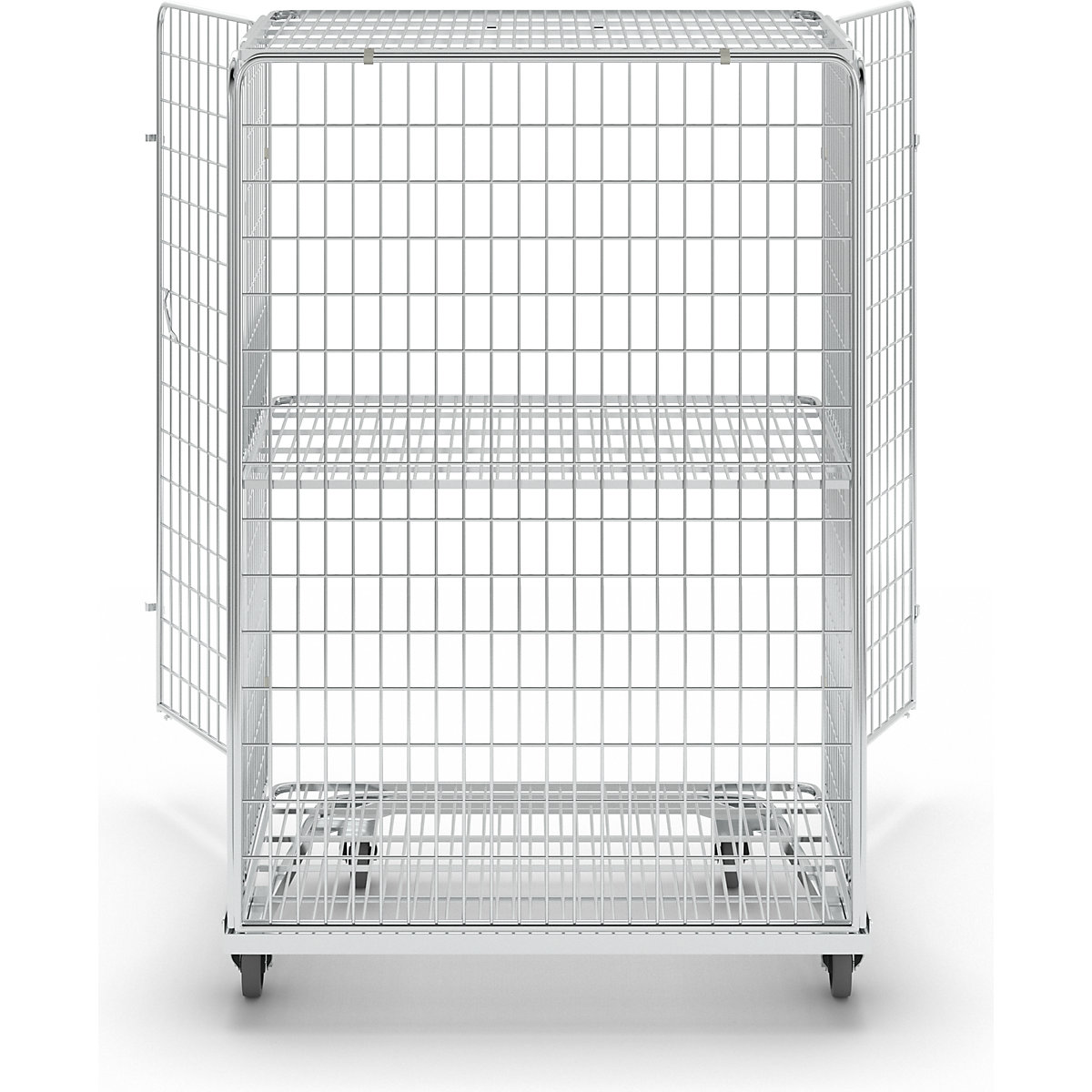 Rollbehälter mit Doppeltür (Produktabbildung 3)-2