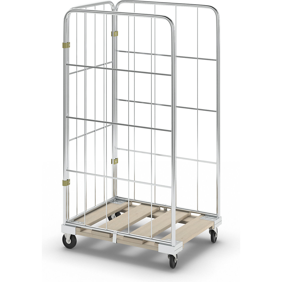 Rollbehälter mit Gitterwänden (Produktabbildung 2)-1