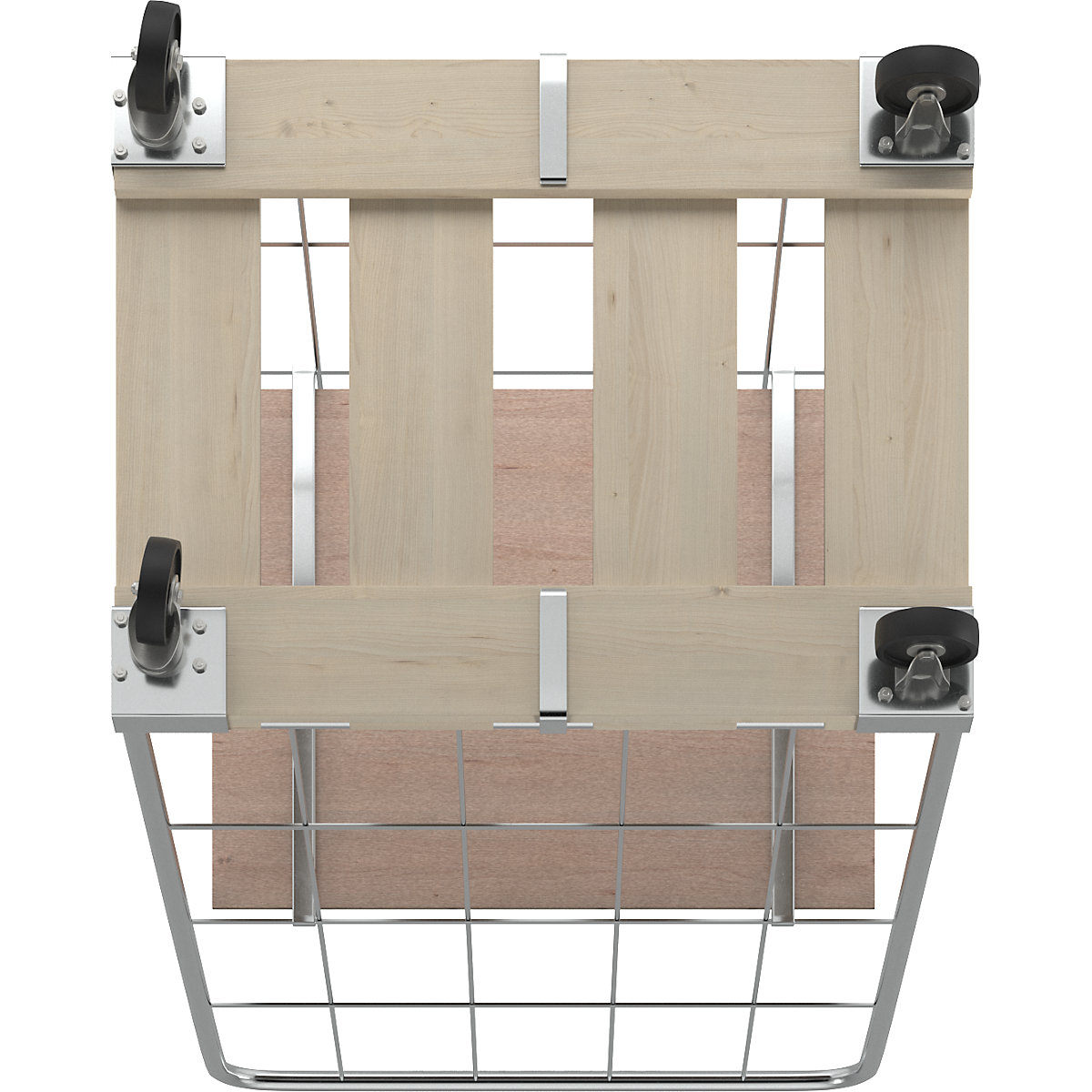 Rollbehälter mit Gitterwänden (Produktabbildung 7)-6