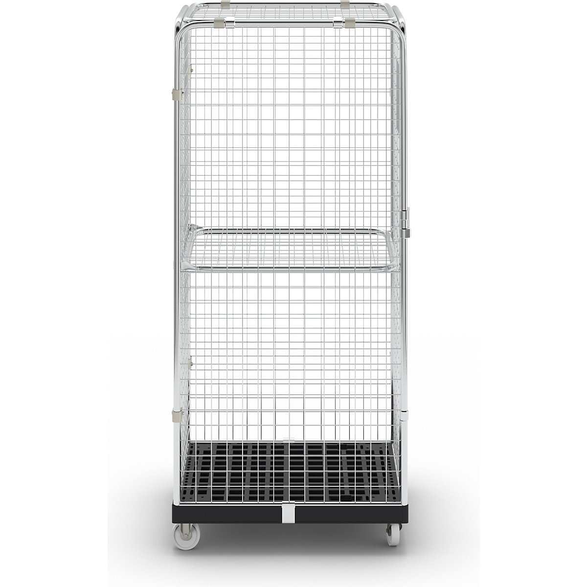 Rollbehälter mit Gitterwänden eurokraft basic (Produktabbildung 7)-6
