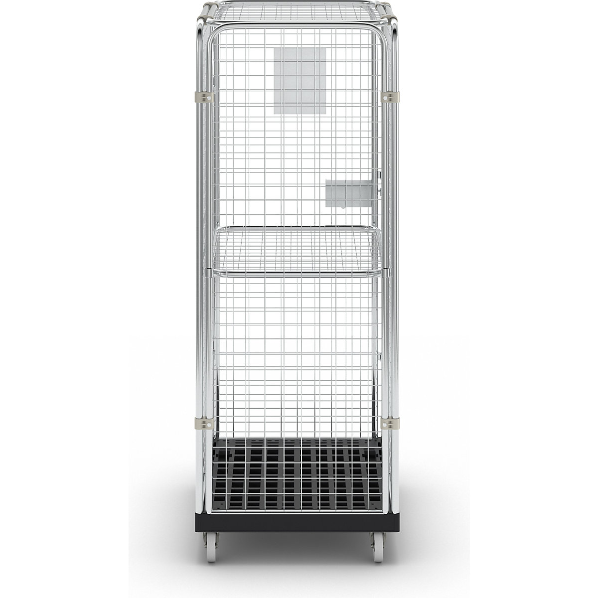 Rollbehälter mit Gitterwänden eurokraft basic (Produktabbildung 2)-1
