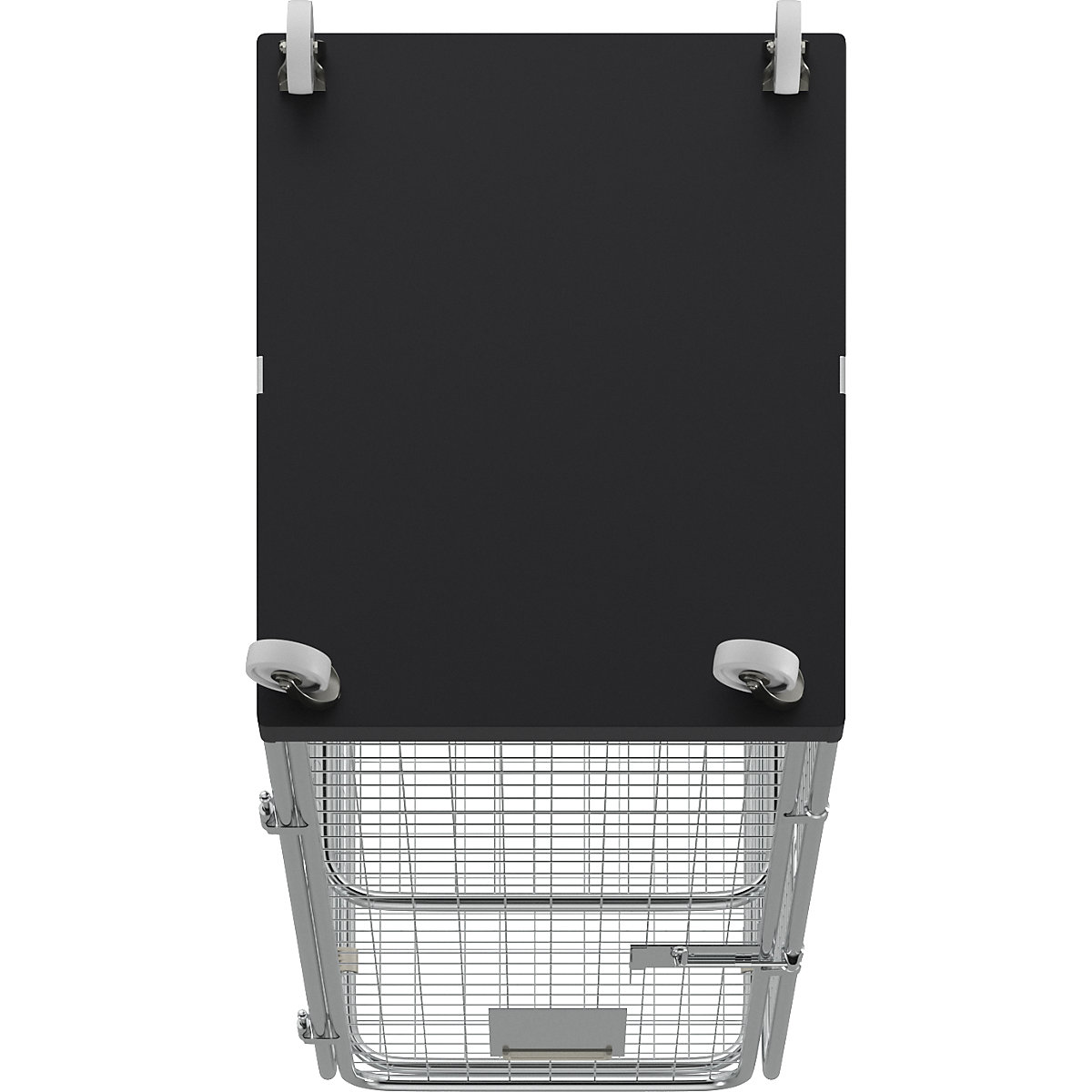 Rollbehälter mit Gitterwänden eurokraft basic (Produktabbildung 3)-2