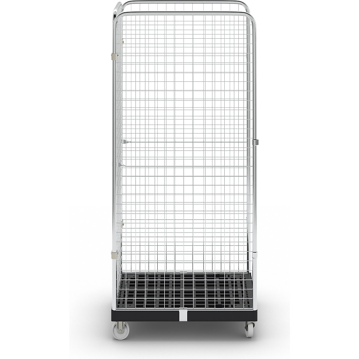 Rollbehälter mit Gitterwänden eurokraft basic (Produktabbildung 2)-1
