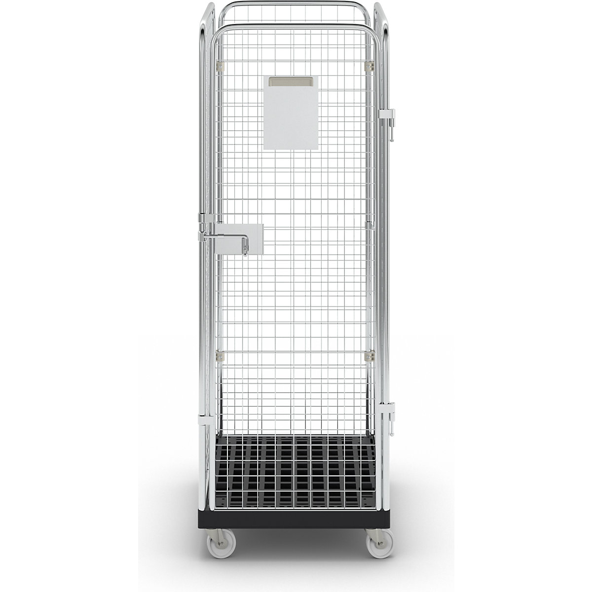 Rollbehälter mit Gitterwänden eurokraft basic (Produktabbildung 7)-6