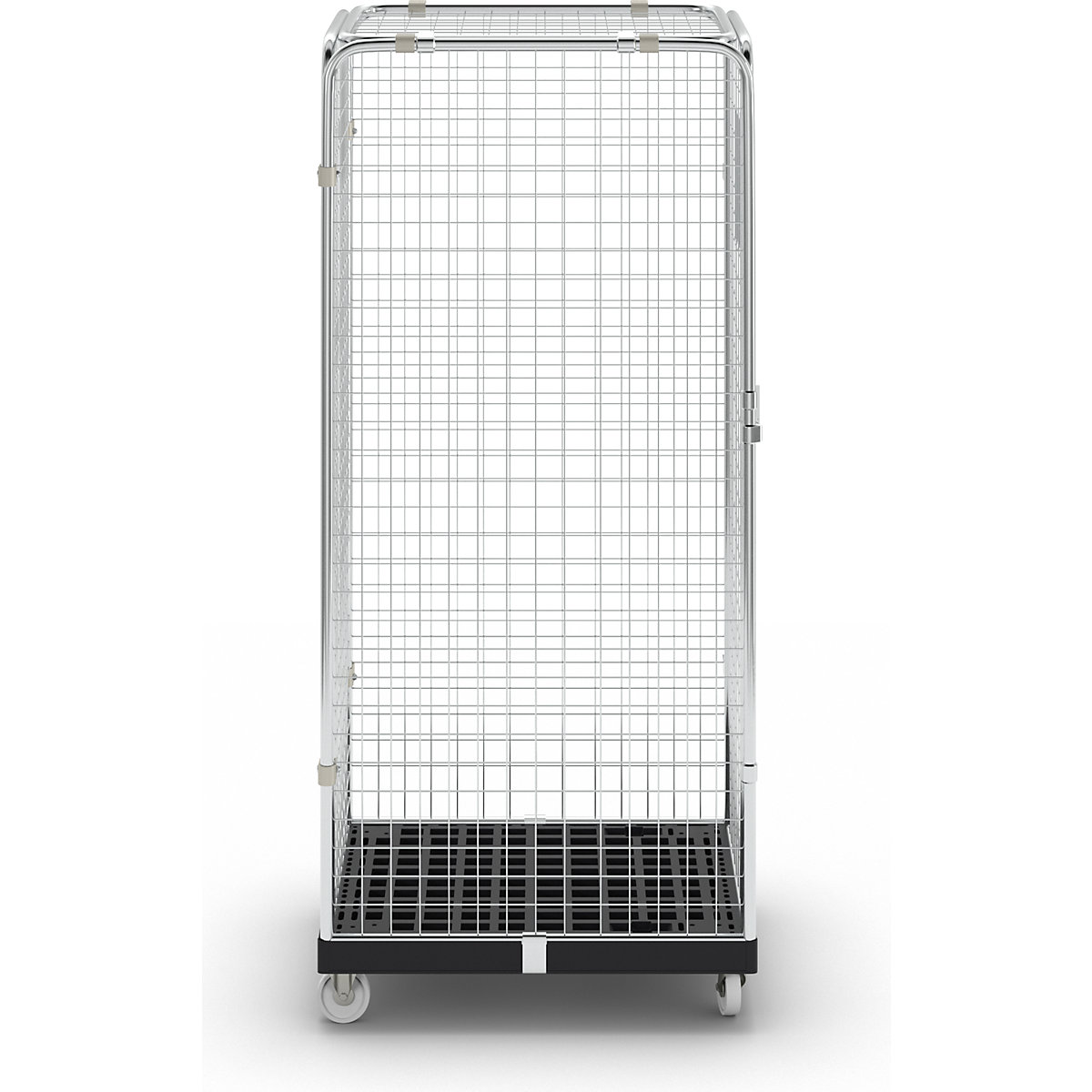 Rollbehälter mit Gitterwänden eurokraft basic (Produktabbildung 5)-4