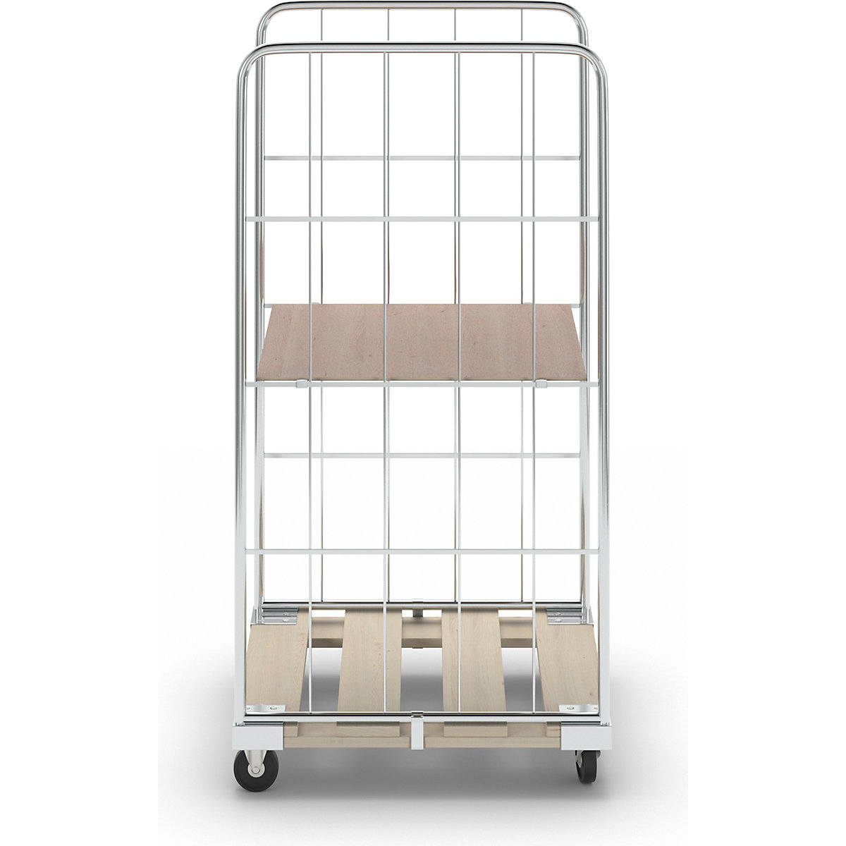 Rollbehälter mit Gitterwänden (Produktabbildung 3)-2