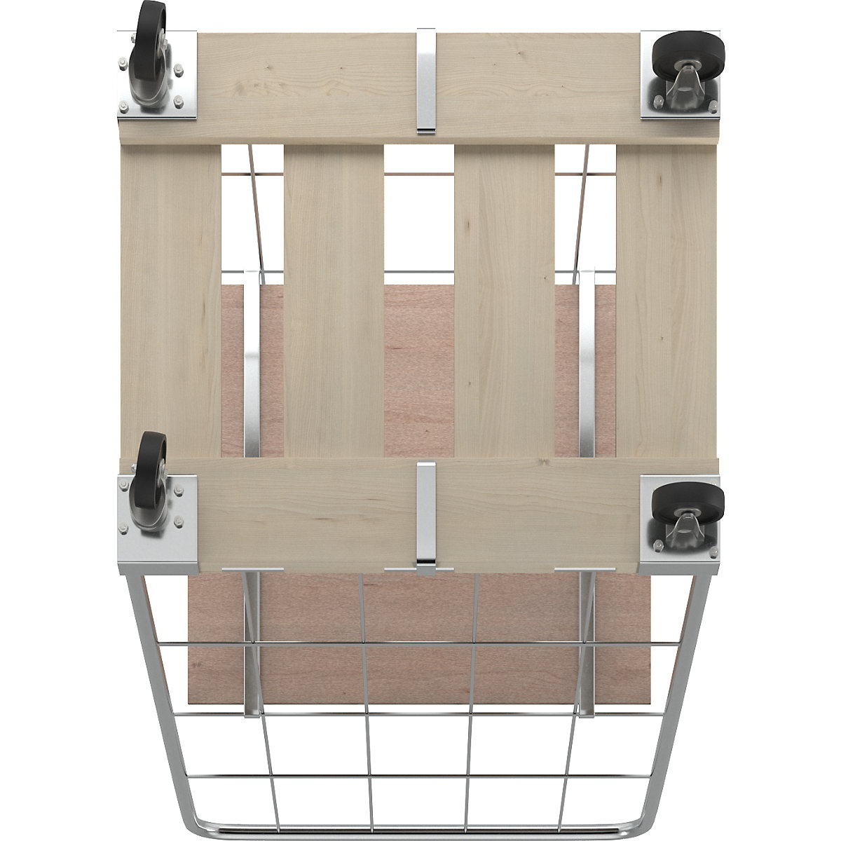 Rollbehälter mit Gitterwänden (Produktabbildung 5)-4