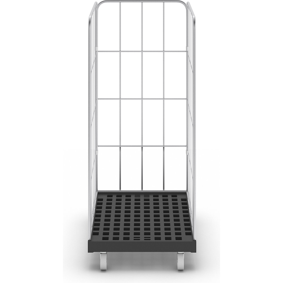 Rollbehälter mit Seitengitter eurokraft basic (Produktabbildung 7)-6