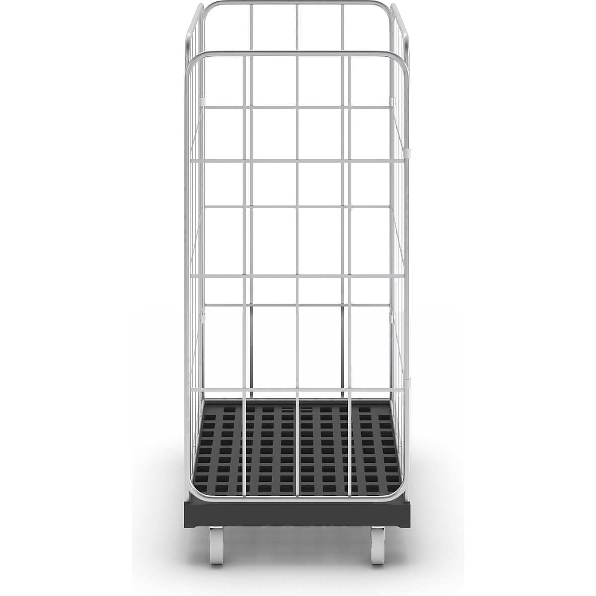 Rollbehälter mit Seitengitter eurokraft basic (Produktabbildung 3)-2