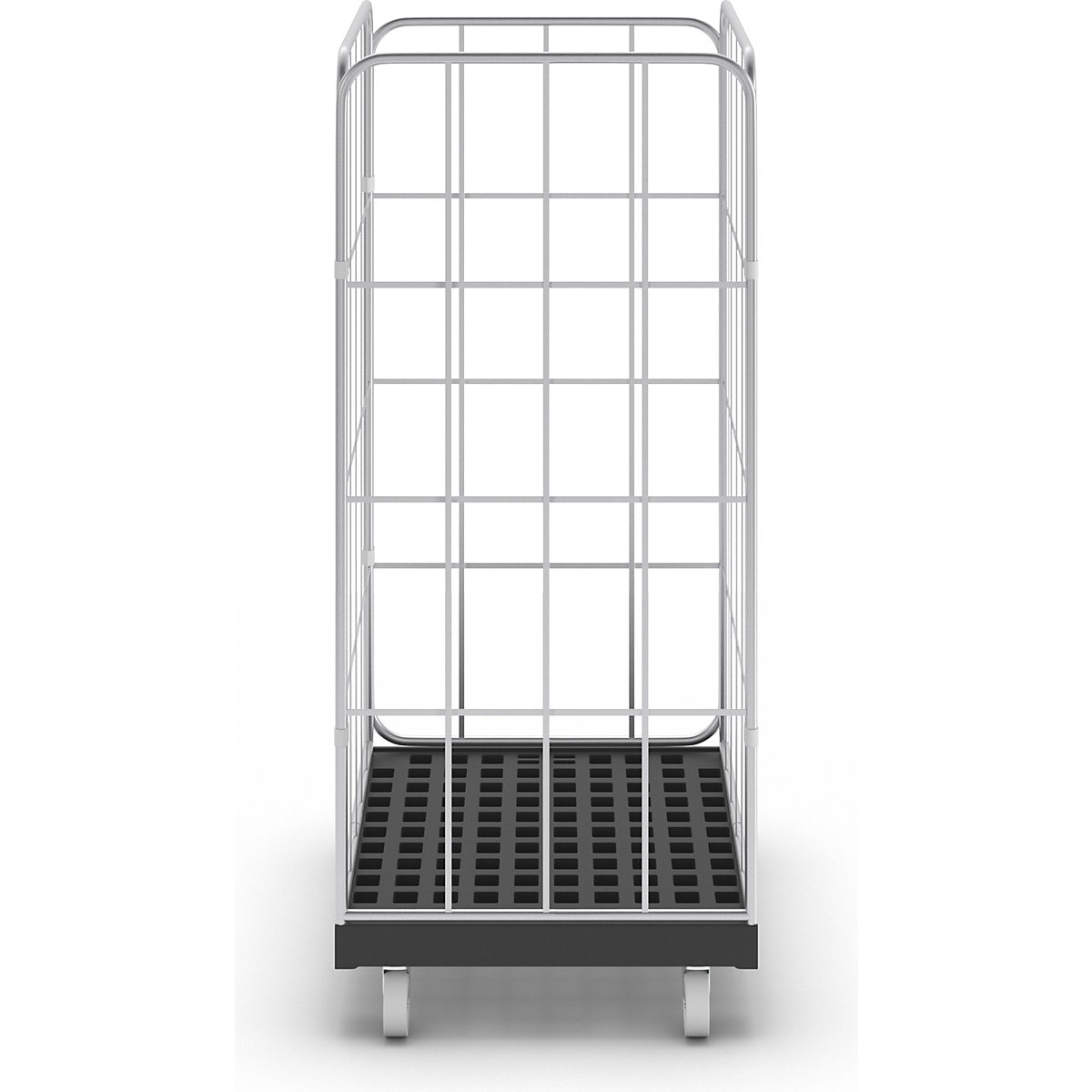 Rollbehälter mit Seitengitter eurokraft basic (Produktabbildung 5)-4