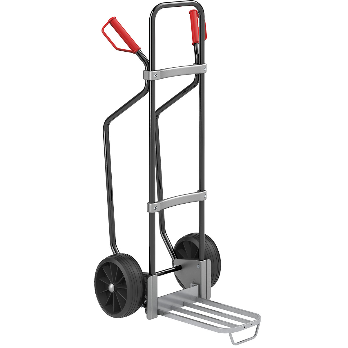 Sackkarre mit Kufen, schwarz eurokraft pro