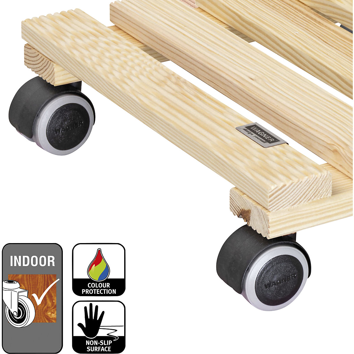 Pflanzenroller Holz NATURE Wagner (Produktabbildung 2)-1