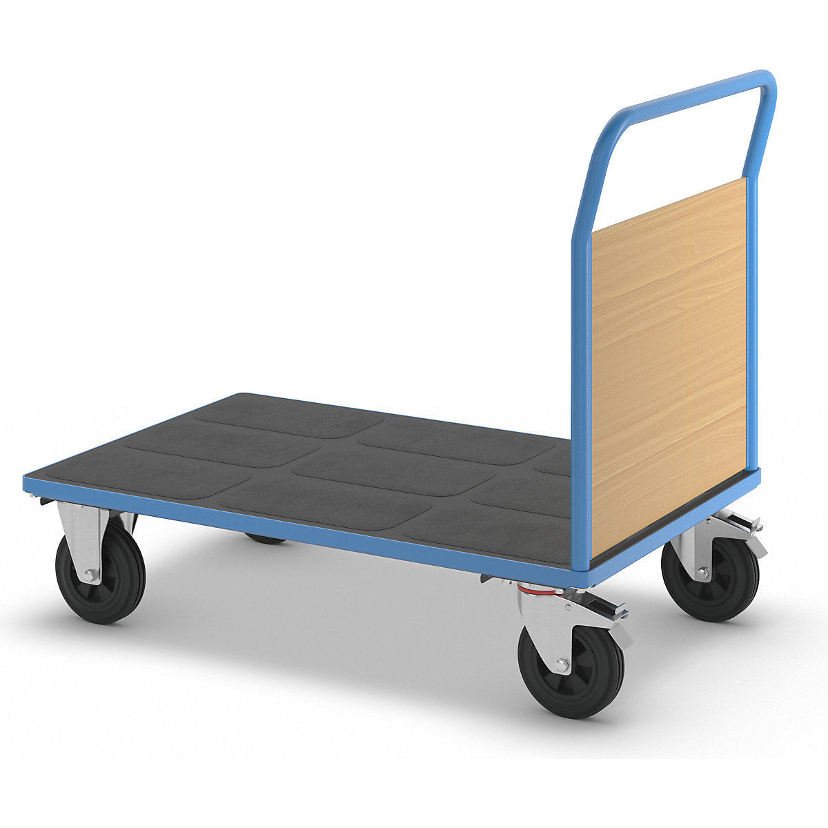 Plattformwagen mit Holzwänden eurokraft pro (Produktabbildung 4)-3