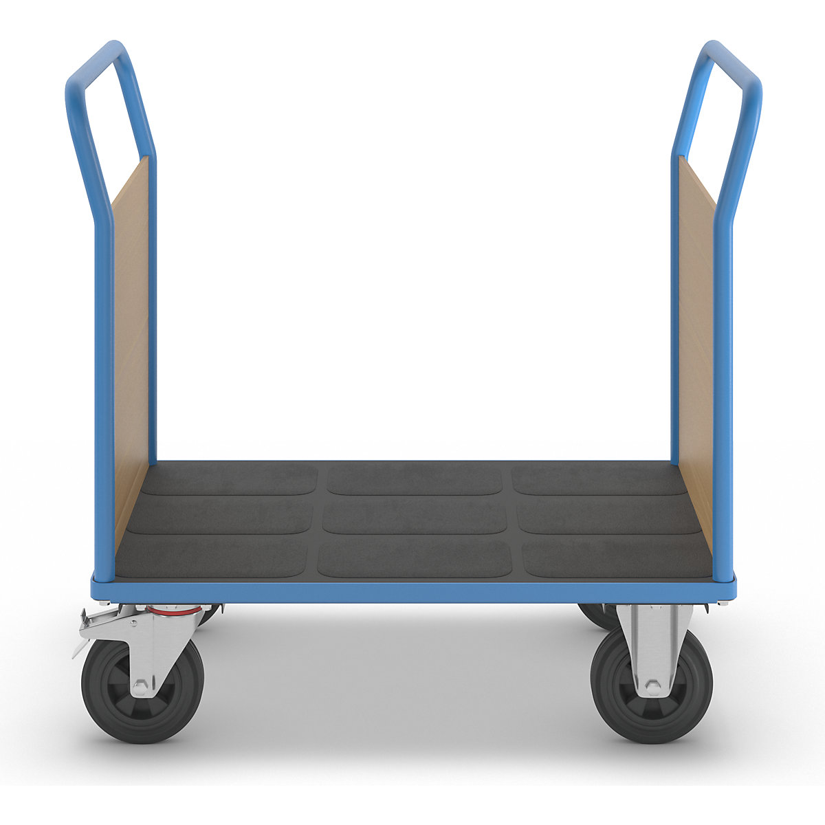 Plattformwagen mit Holzwänden eurokraft pro (Produktabbildung 3)-2
