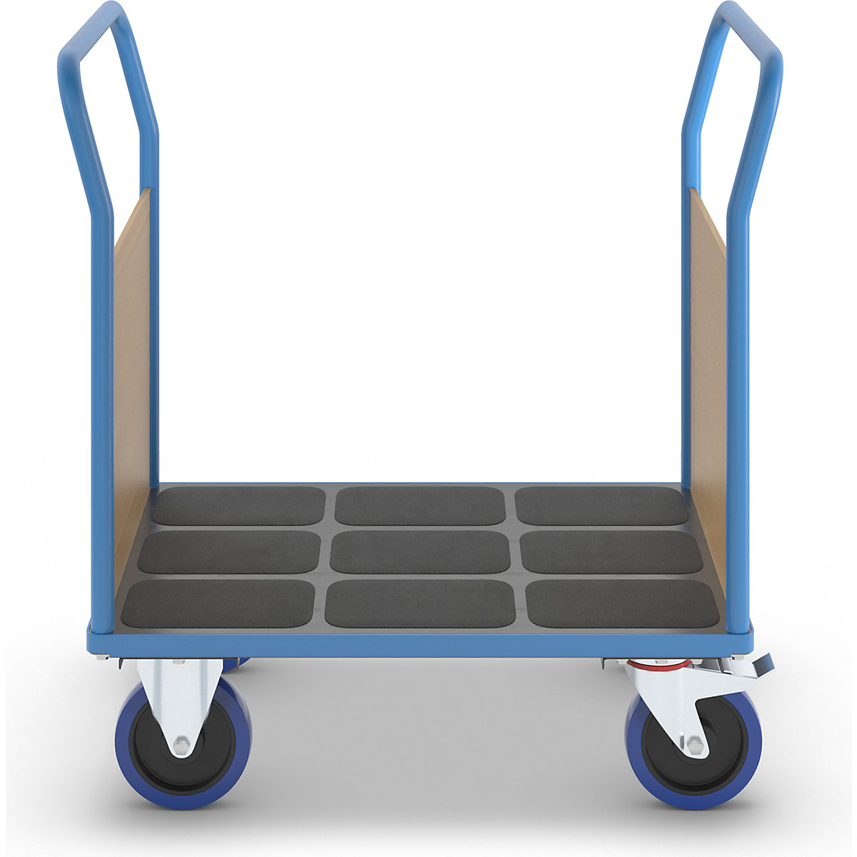 Plattformwagen mit Holzwänden eurokraft pro (Produktabbildung 2)-1