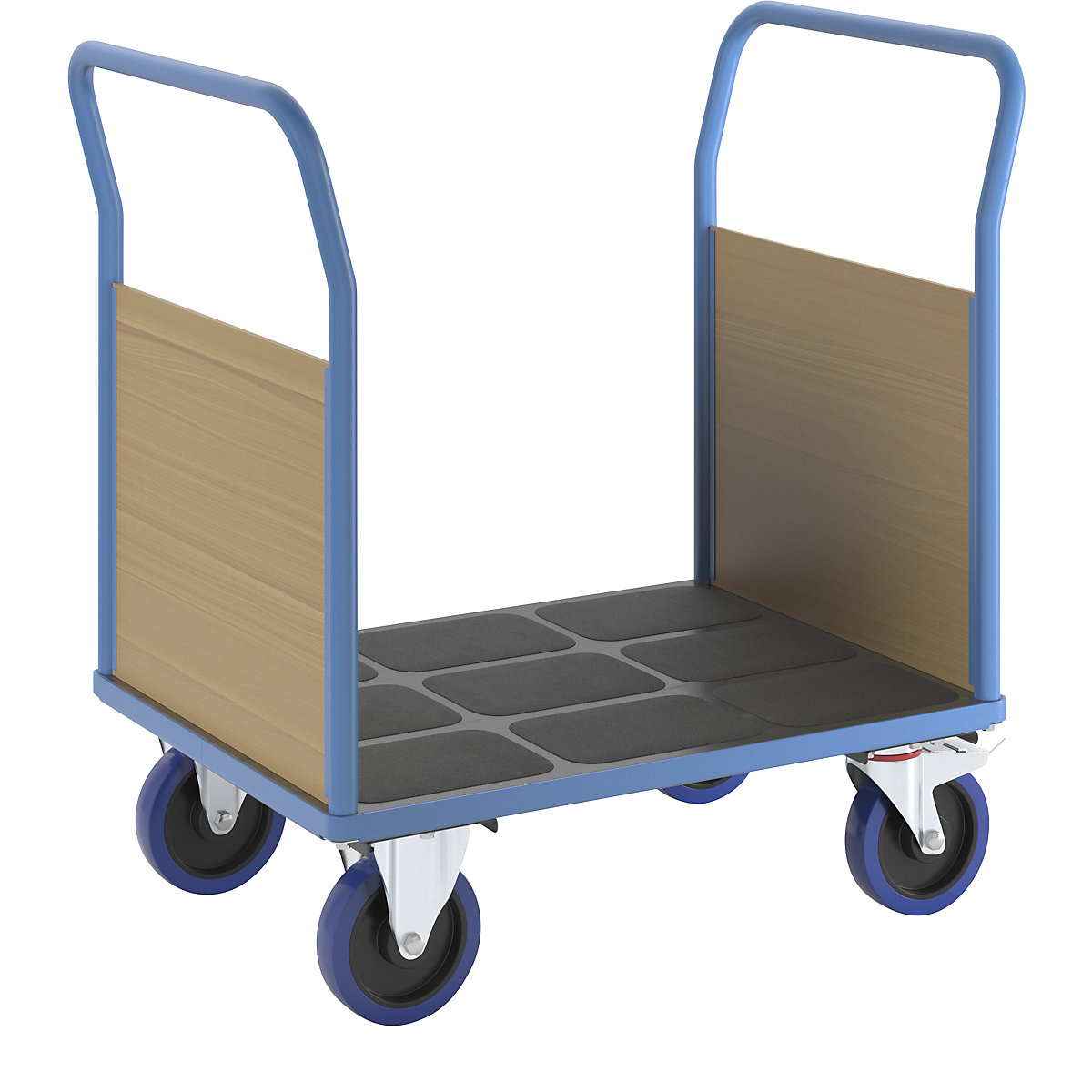 Plattformwagen mit Holzwänden eurokraft pro