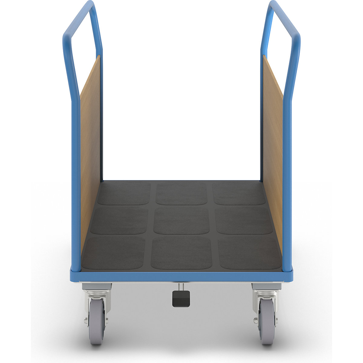 Plattformwagen mit Holzwänden eurokraft pro (Produktabbildung 2)-1