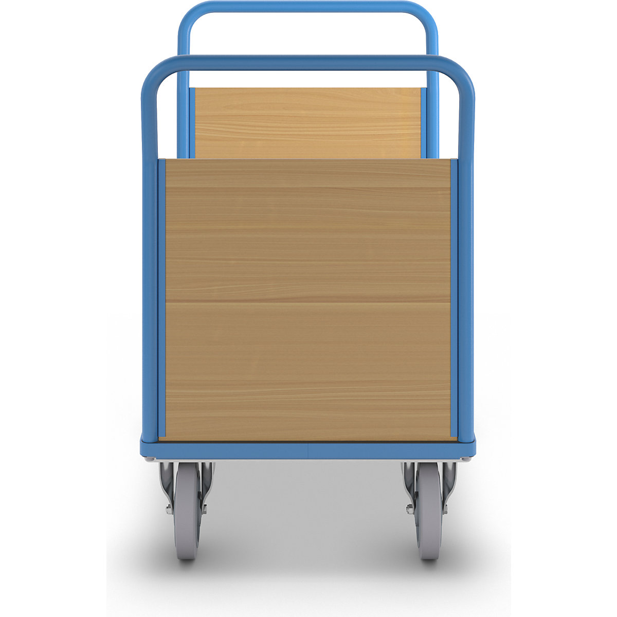 Plattformwagen mit Holzwänden eurokraft pro (Produktabbildung 3)-2